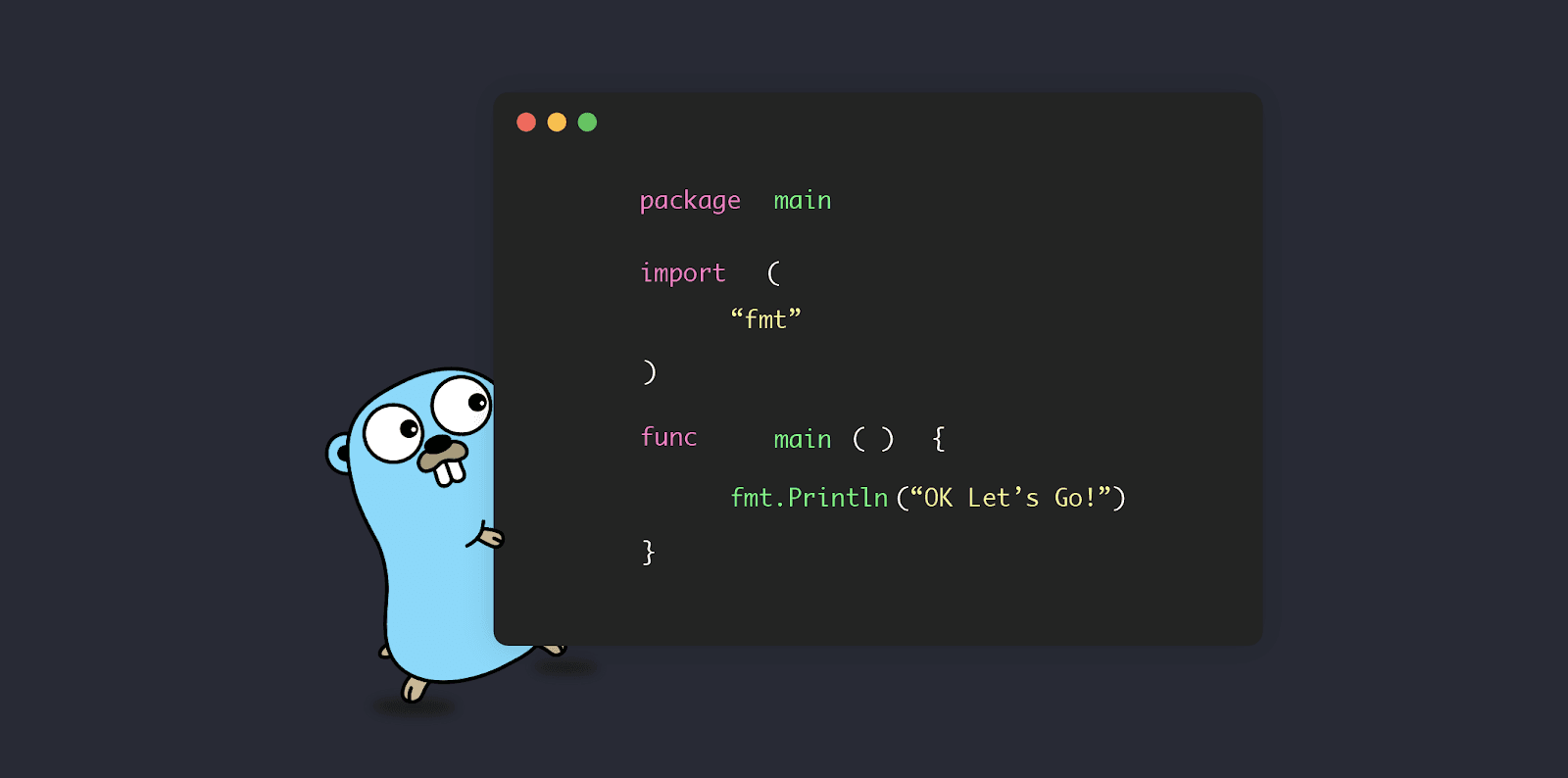 How to create a package in golang.